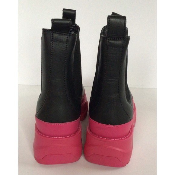 NEW MICHAEL KORS Dupree Chunky Leather Chelsea Boots,  Black Multi (Size 7.5 M) - Picture 11 of 12